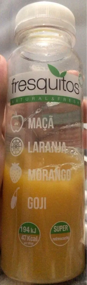 Sumo de fruta com bagas goji