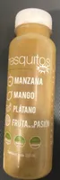 Manzana, mango, plátano y fruta de la pasión