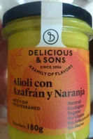 Alioli con azafrán y naranja