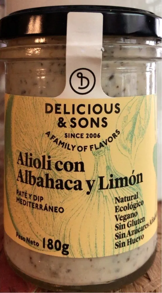 Alioli con Albahaca y Limón
