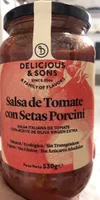 Salsa de tomate con setas porcini