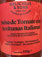 Salda de tomate con aceitunas italianas