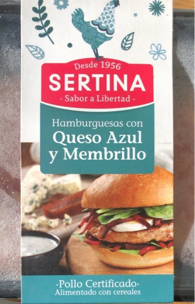 Hamburguesas queso azul y membrillo