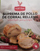 Suprema de pollo de corral rellena (con foie)