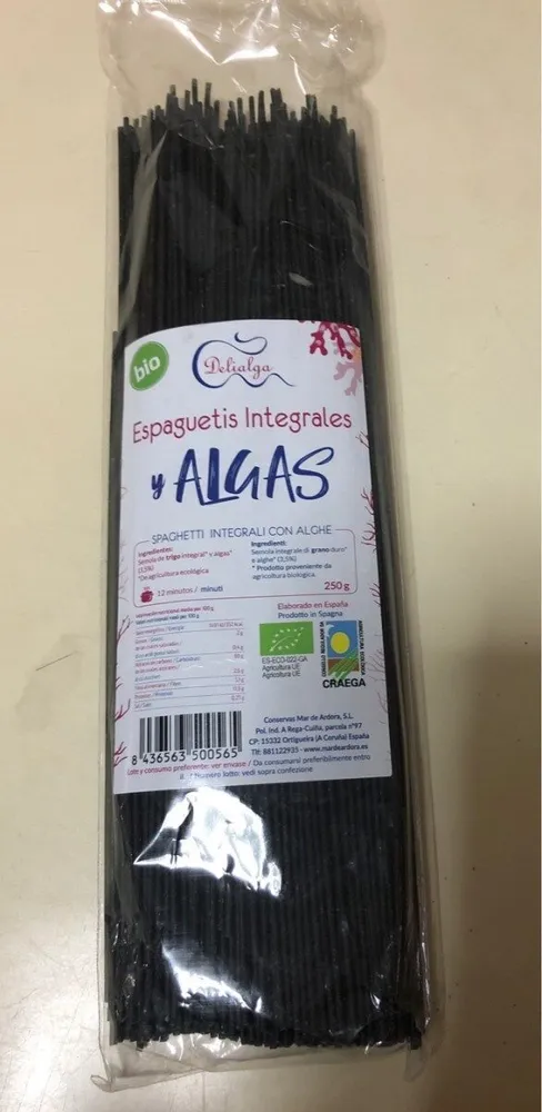 Espaguetis integrales y algas
