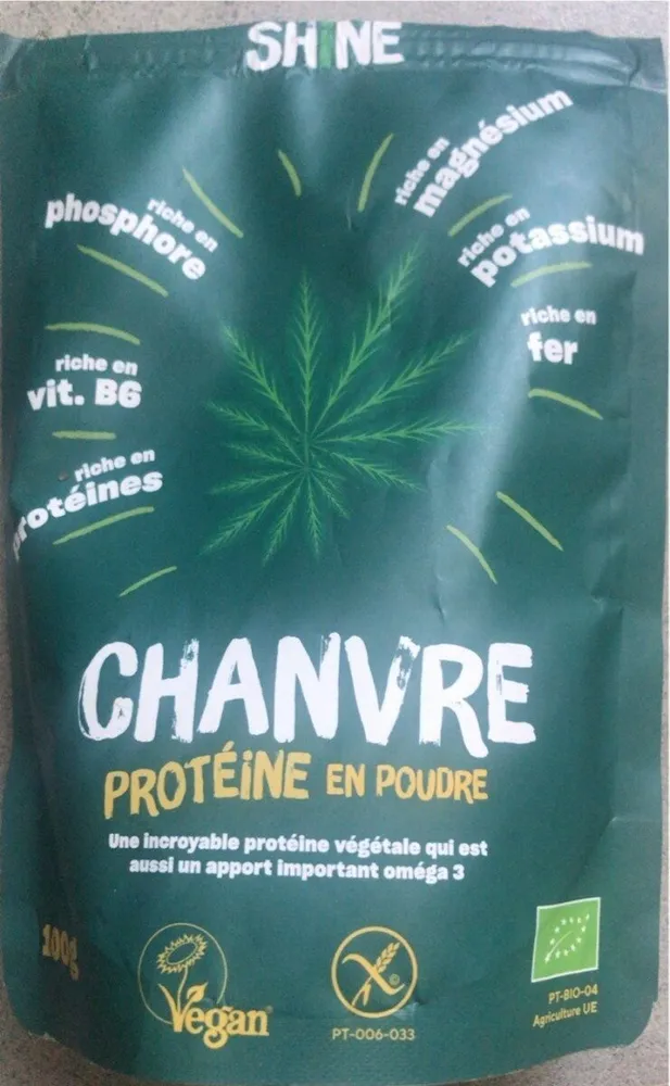 Chanvre proteine en poudre
