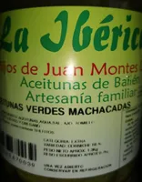 Aceitunas verdes machacadas