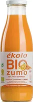 Ekolo bio pur jus orange et carottes chez Leclerc