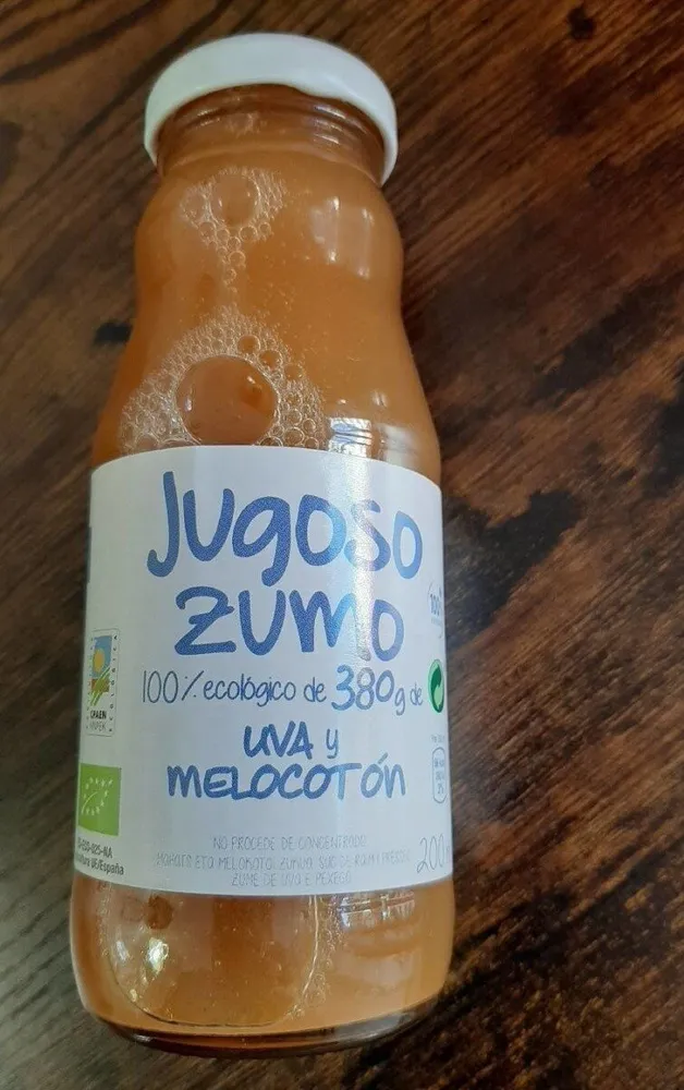 Zumo de Uva y Melocoton