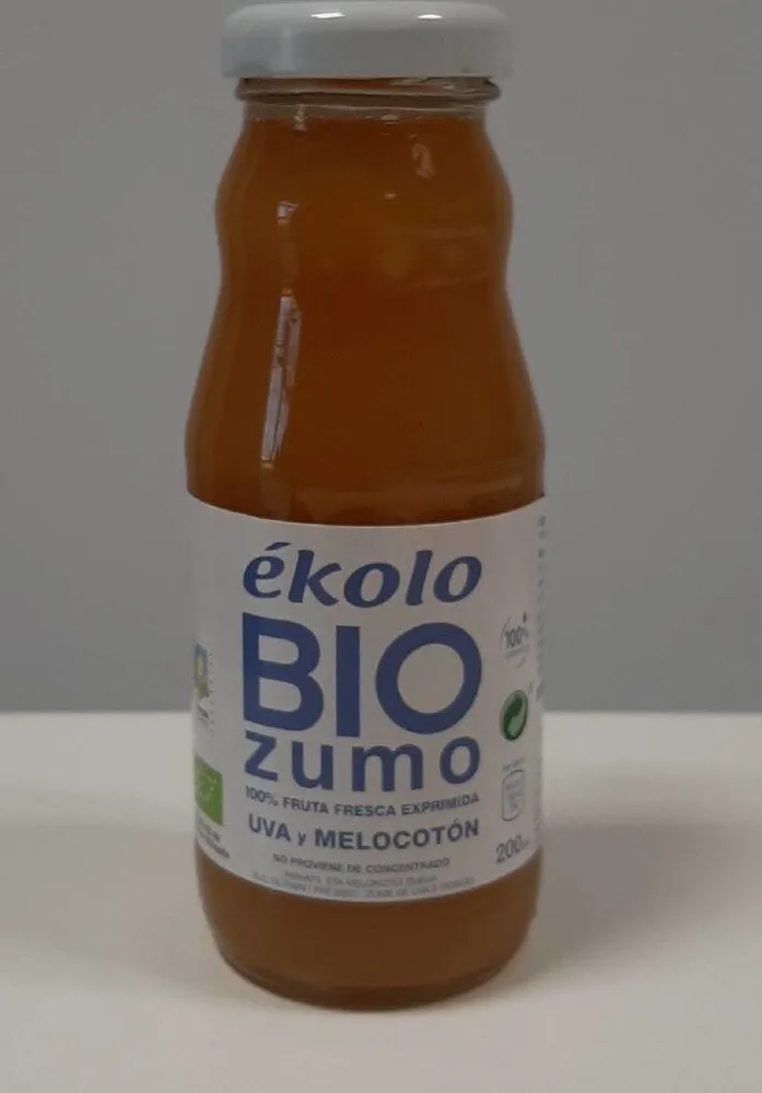 Zumo de Uva y Melocotón Bio