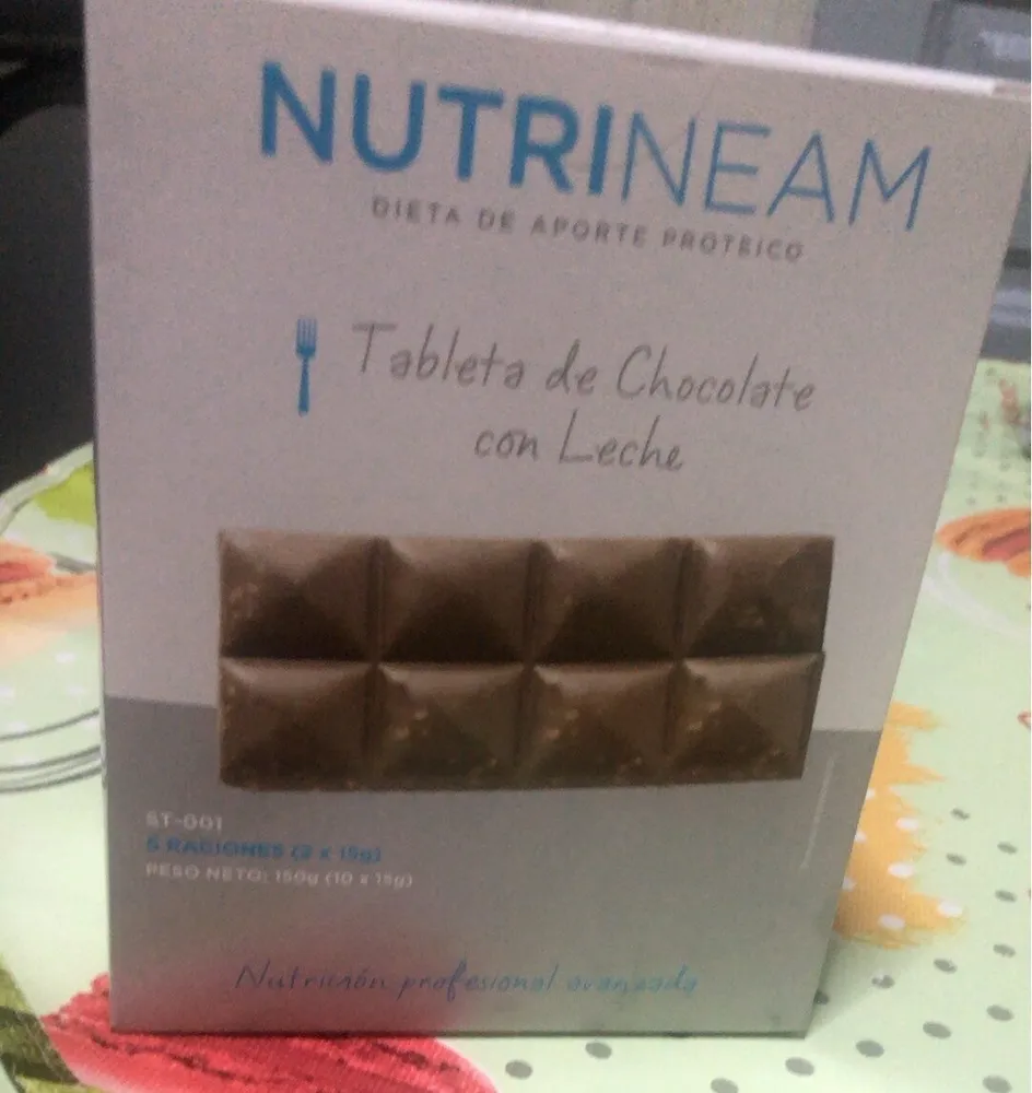 Tableta de chocolate con leche