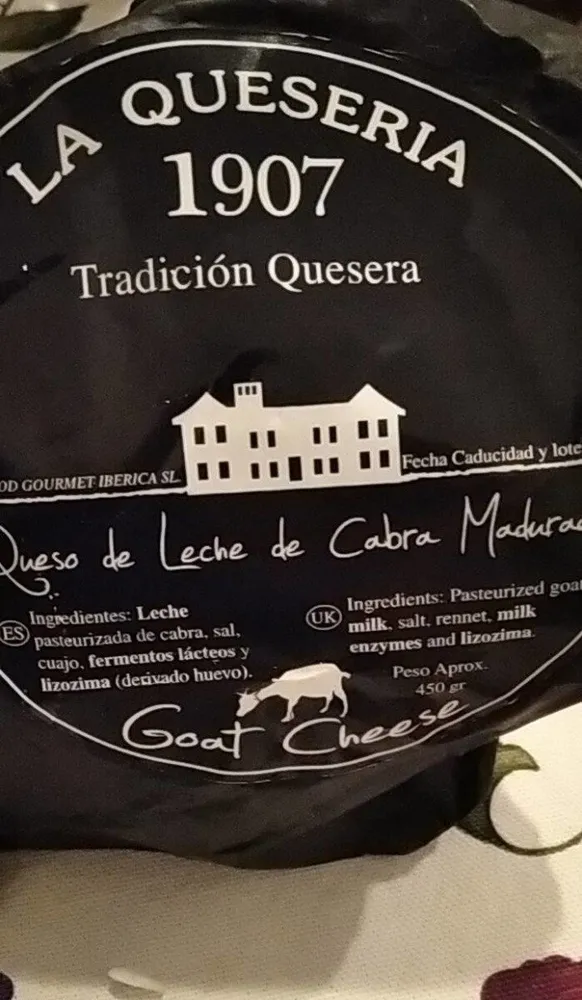 Queso de leche de cabra madurado
