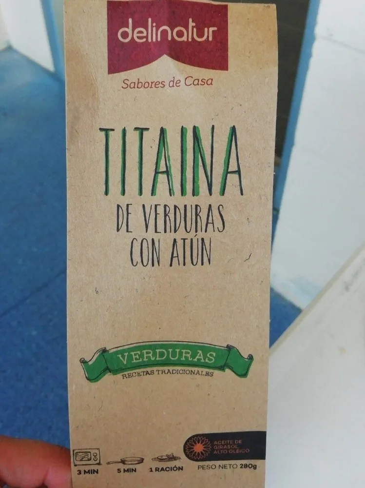 Titaina de verduras con atún