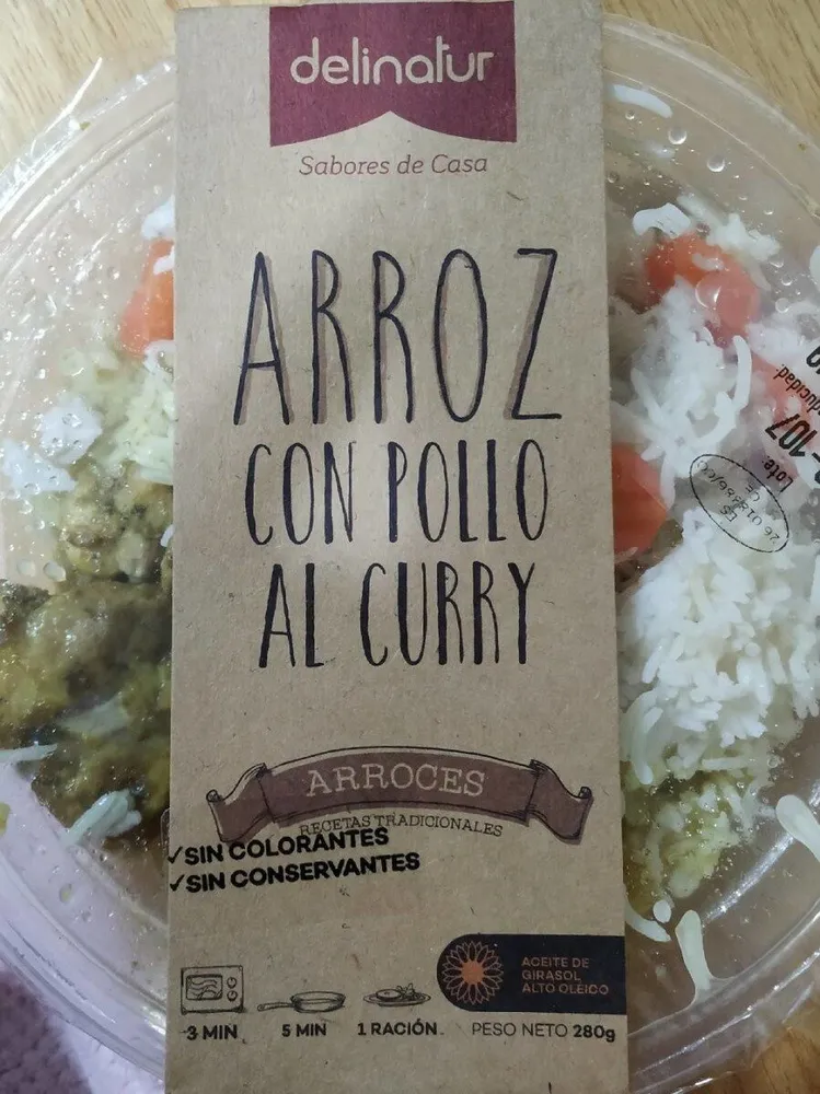 Arroz con pollo al curry