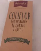 Coliflor con pimientos del piquillo y queso