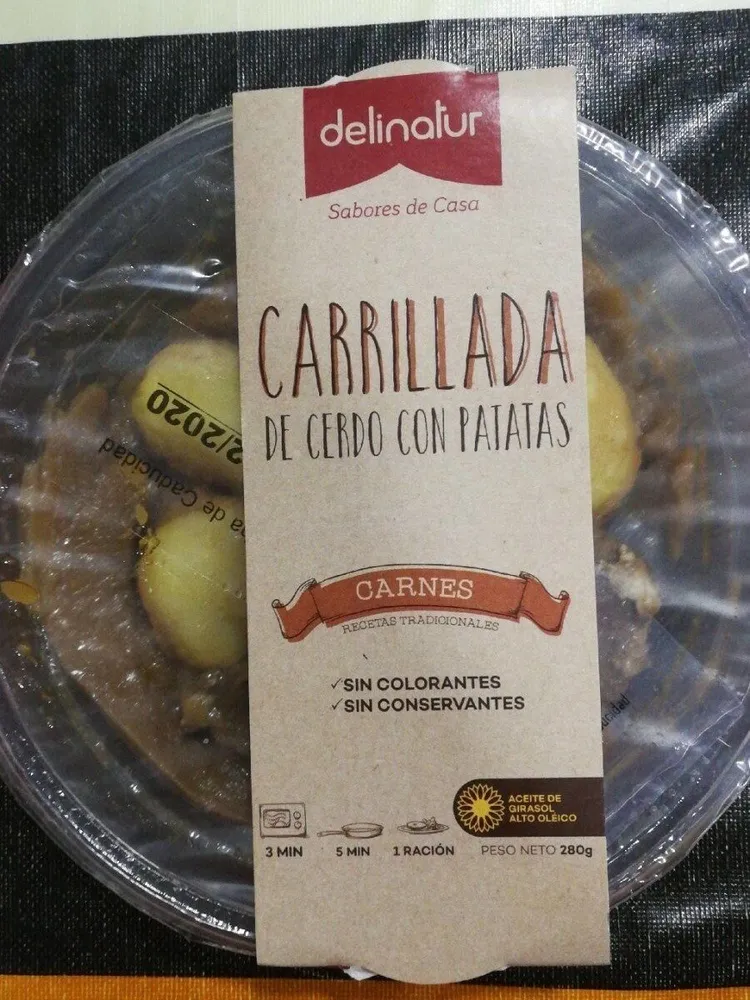 Carrillada de cerdo con patatas