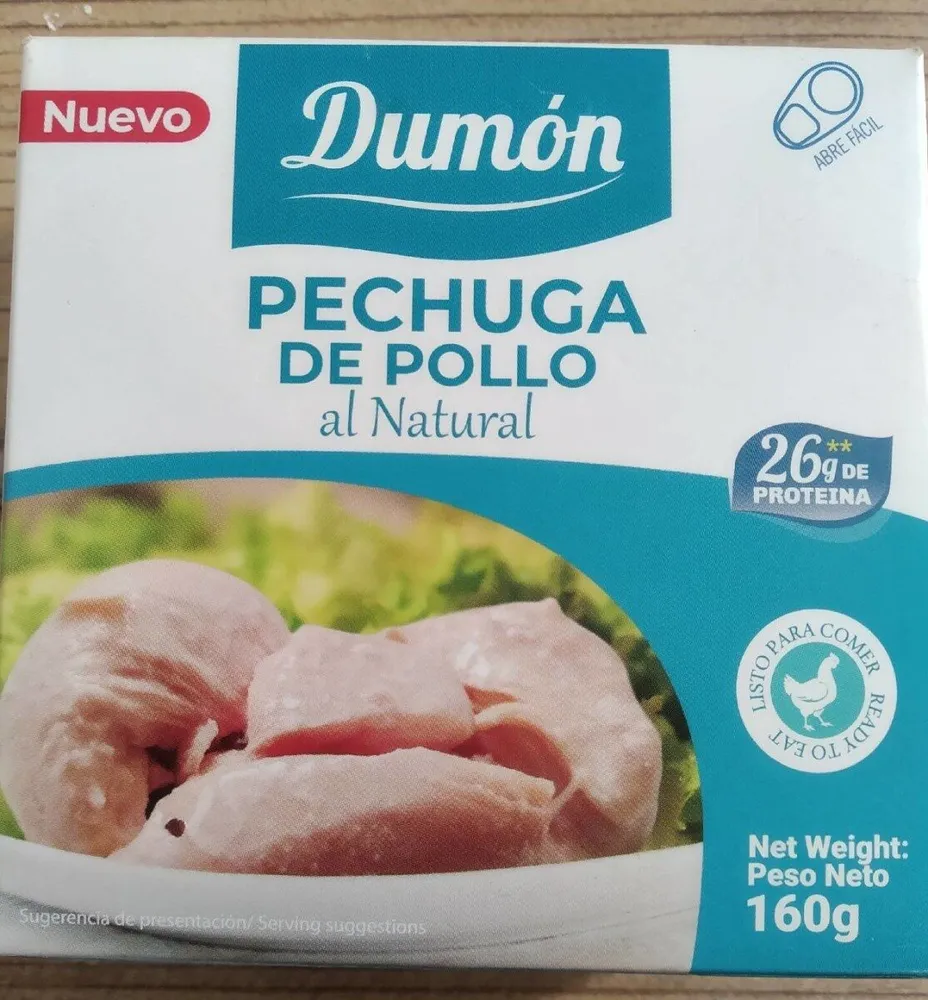 Pechuga de pollo al natural