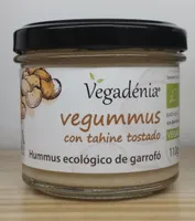 Hummus ecológico de garrofó con tahine tostado