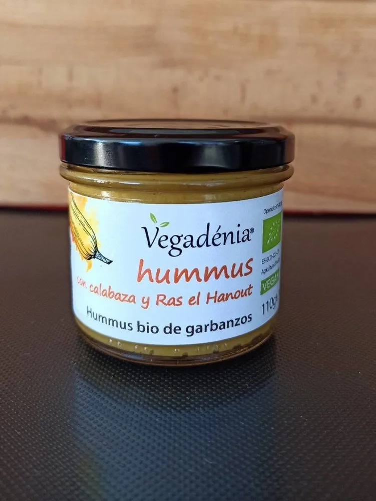 Hummus bio con calabaza y Ras el Hanout