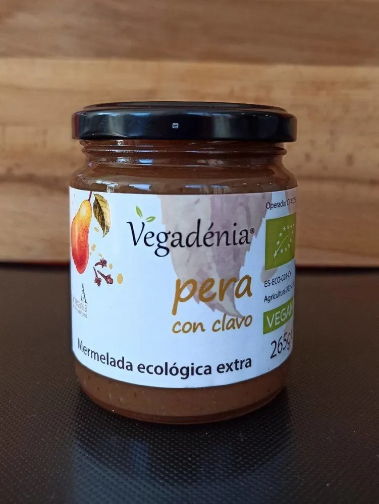 Mermelada ecológica de pera con clavo