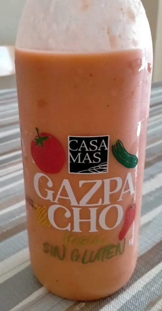 Gazpacho fresco y sin gluten