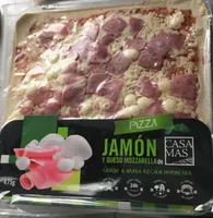 Pizza Jaon y queso mozzarella