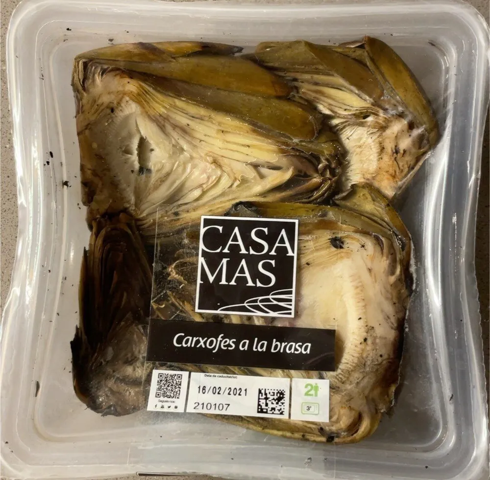 Carxofes a la brasa