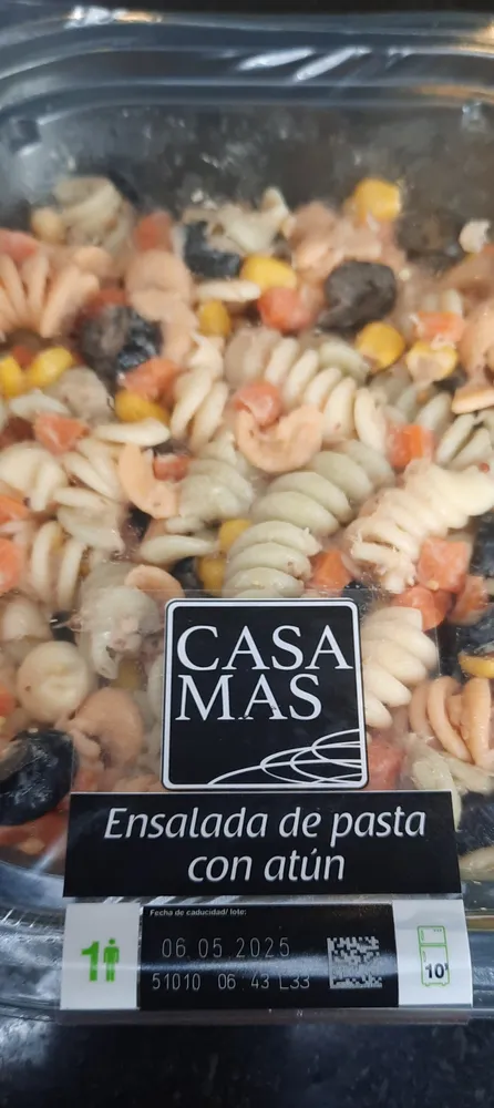 Ensalada pasta con atun
