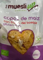 Copos de maiz con frutos del bosque gluten free