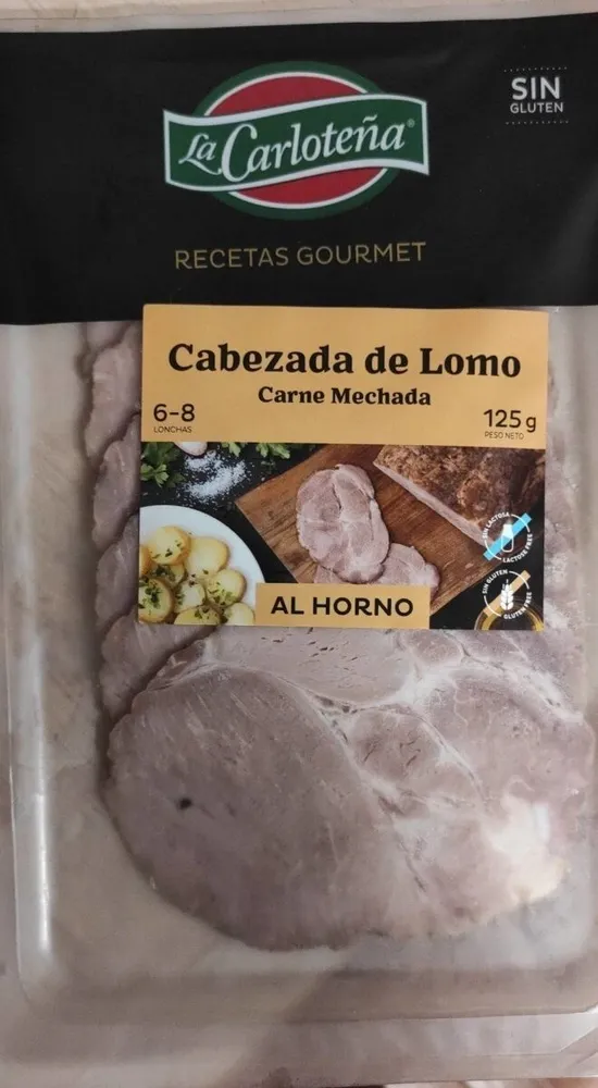Cabeza de lomo al horno Carne mechada