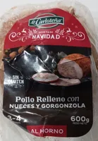 Pollo rellenoal horno con nueces y gorgonzols