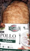 Pollo relleno asado