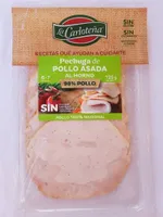 Pechuga de pollo asada al horno lonchas sin gluten sin lactosa