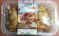 Muslos de pollo asafo troceado