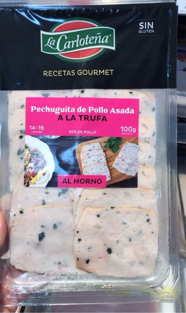 Pechuguita de pollo asado a la trufa