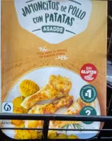 JAMONCITOS DE POLLO ASADO CON PATATAS