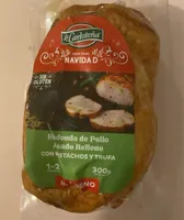 Redondo de pollo asado rellano de pistachos y trufa