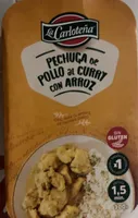 Pechuga de pollo al curry con arroz