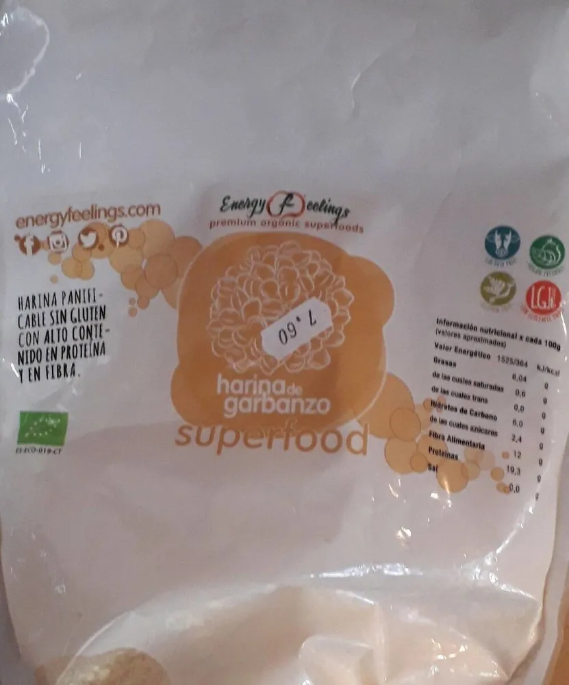 Harina de garbanzos