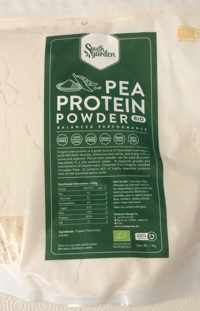 Pea protein powder