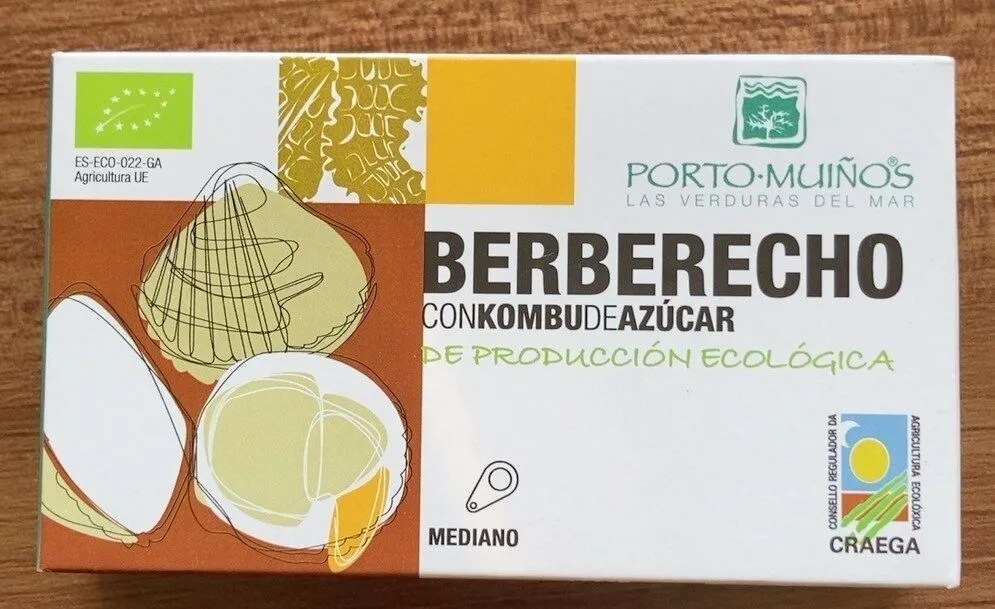 Berberecho con kombu de azúcar