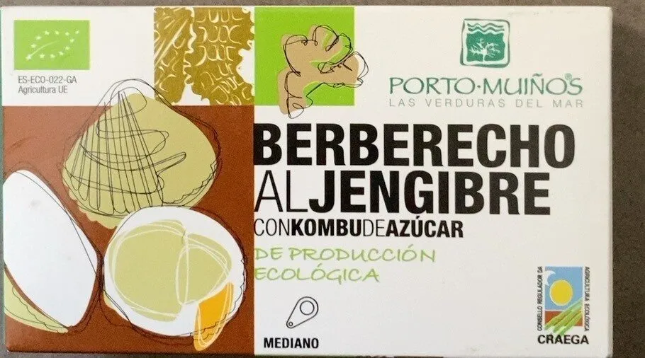 Berberecho el jengibre con lombo de azúcar