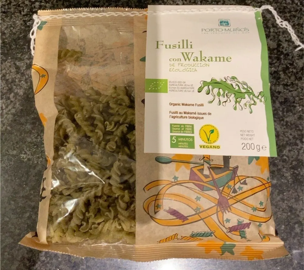 Fusilli con wakame