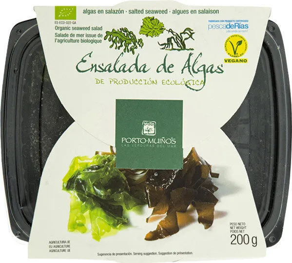 Ensalada de algas de producción ecológica tarrina