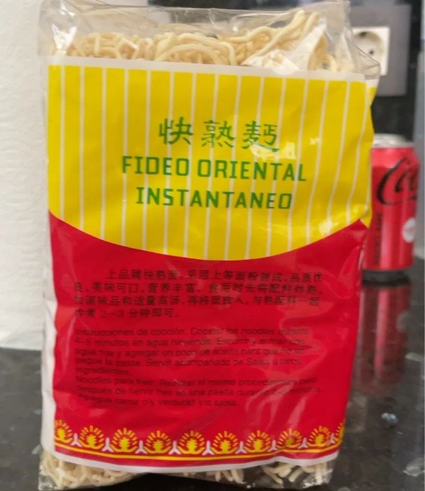 Fideo oriental instantaneo