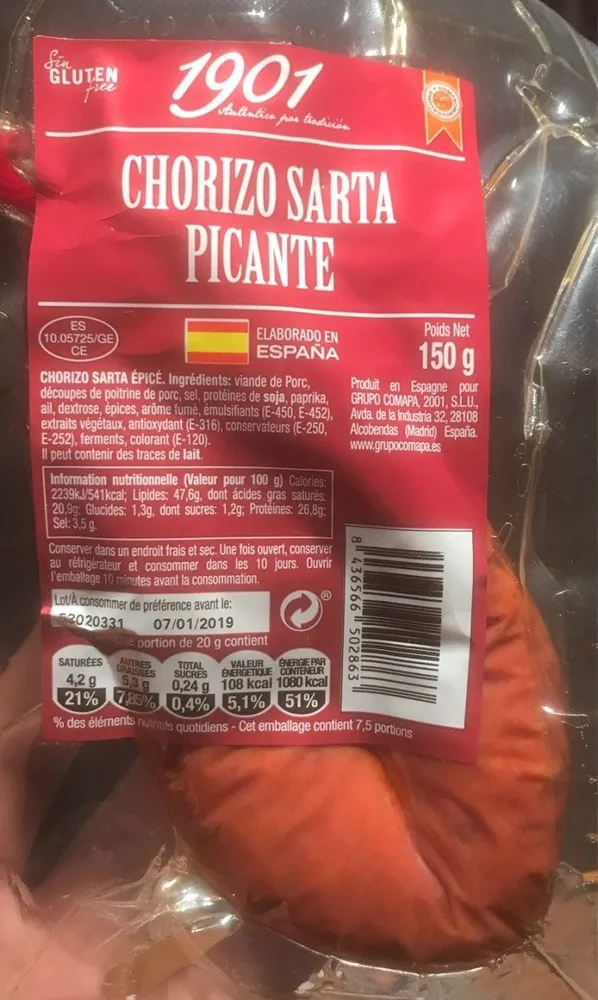Chorizo sarta picante