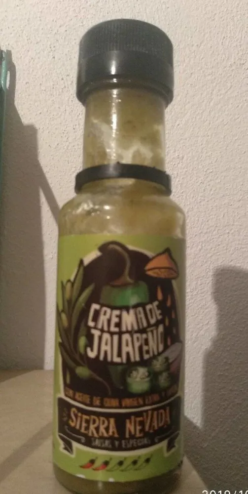 Crema de jalapeño