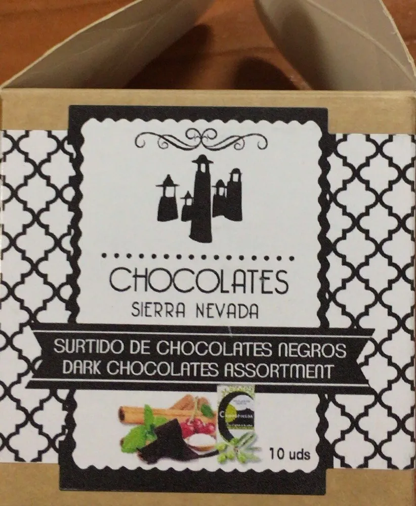 surtido chocolates negros