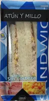Sándwich atún y millo