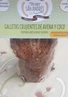 Galletas crujientes de avena y coco